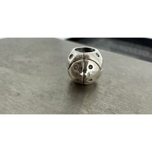 Authentic Pandora Sterling Silver Ladybug Bead Charm 790135 Retired